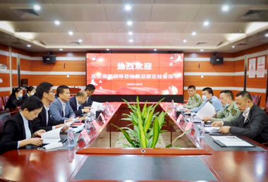 区武装部领导莅临展滔机构调研指导工作